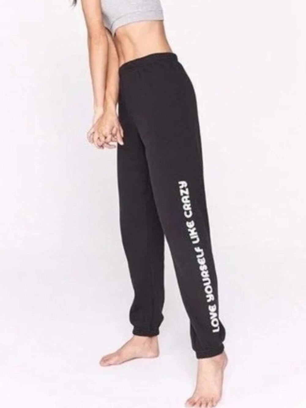 Spiritual Gangster Love Yourself Like Crazy Sweatshirt and Sweatpant Jogger SET - Picture 2 of 16
